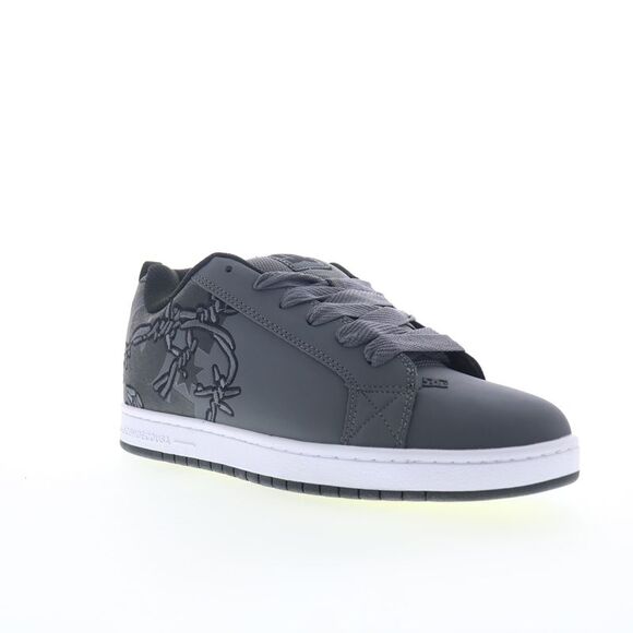 DC Mens Court Graffik SE Gray Shoes (NWT) - Picture 2 of 7